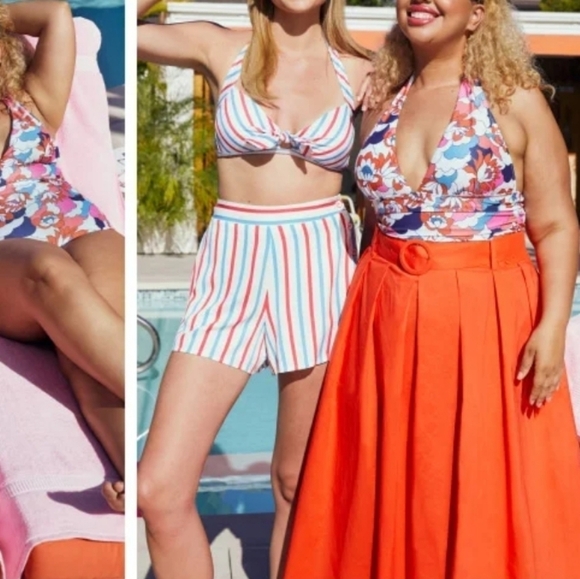 Modcloth x Barbie Orange Belted Retro Skirt - Picture 5 of 14